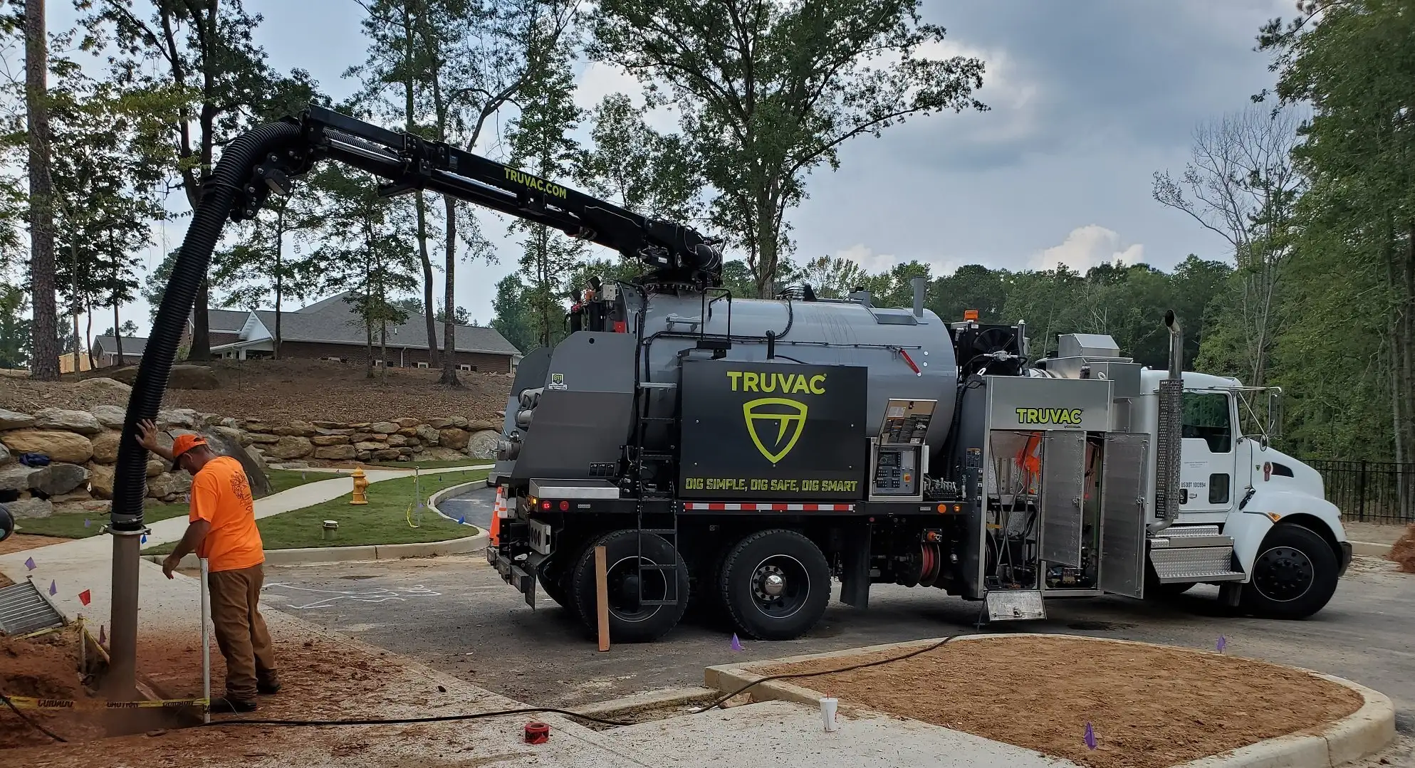 TRUVAC FLXX hydro excavation truck